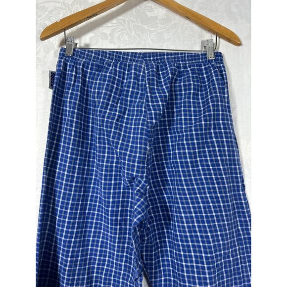 Indianapolis Colts Flannel Pants Medium Blue Plaid Lounge Sleep Pajama NFL - Picture 11 of 14